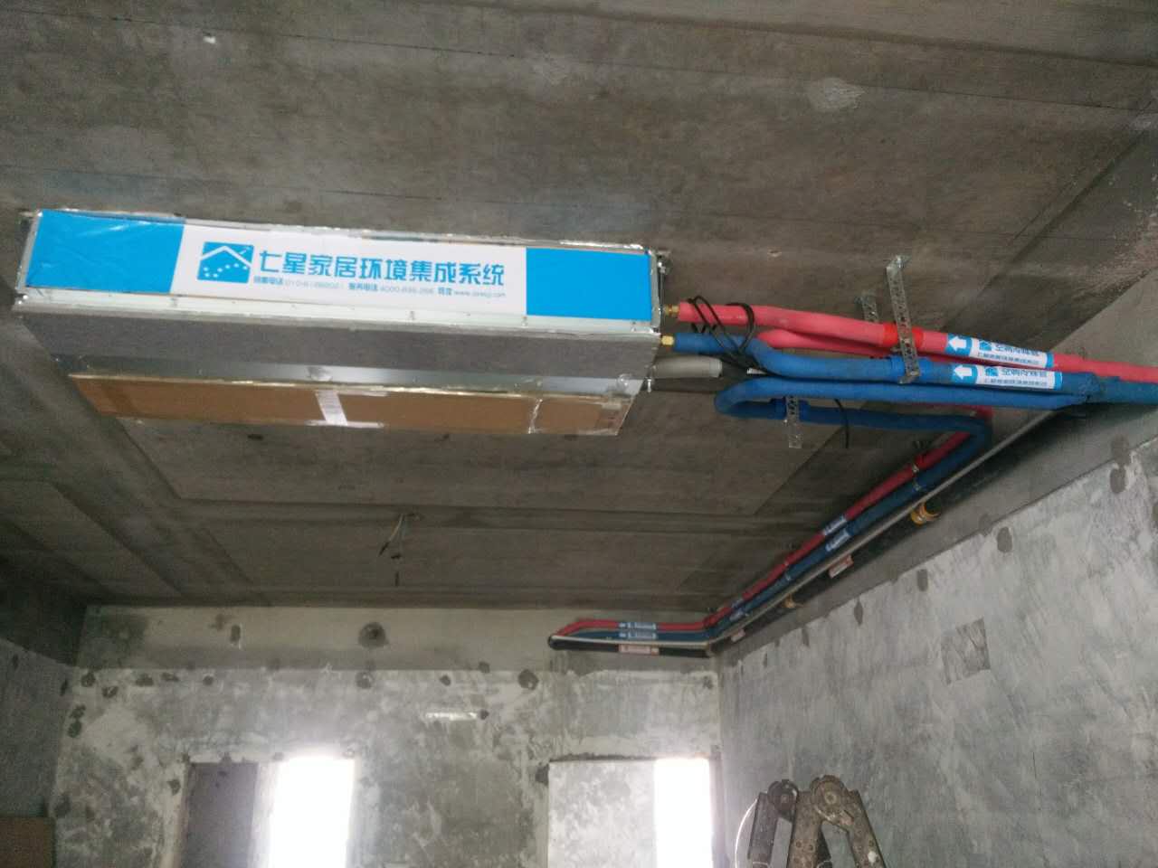 中央空调管道安装图纸_中央管道空调图安装方法_中央空调管道安装图